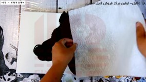 نقاشی با رزین-آموزش نقاشی آبستره-شبح گرگ