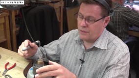 ساخت جواهرات-آموزش طلاسازی-دستوالعمل پرچ کاری-روش ساده سوار کردن سنگ برروی انگشتر