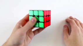 لایه ی اول روبیک 3در3-ساده ترین روش حل روبیک- نوک انگشتان و چرخاندن
