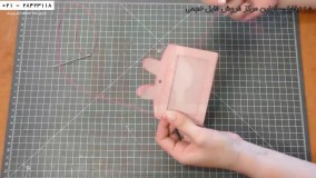 دوخت کیف چرم-اموزش چرم دوزی کیف زنانه-جاکارتی عروسکی