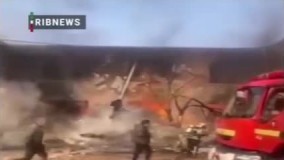 تصاویری از هواپیمای جنگی سقوط کرده در تبریز