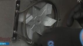 Kitchenaidآموزش تعمیر مایکروویو-آموزش تاچ مایکروویو- تعویض موتور فن انتقال دهنده(کانوکشن) برند