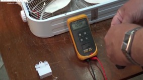 تعمیر پنکه رومیزی-آموزش تعمیر پنکه-تعمیر خرابی خازن الکتریکی پنکه