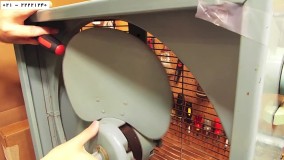 تعمیر پنکه رومیزی-آموزش تعمیر پنکه-بالانس کردن پره های پنکه