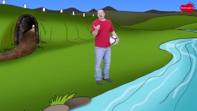 زبان به کودکان-دانلود سریال استیو اند مگی-آشنایی با توپ و فوتبال 1