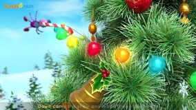 زبان به کودکان-دانلود انیمیشن آموزشی دیو اند آوا-عنکبوت و درخت کریسمس