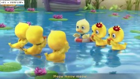 زبان به کودکان-دانلود انیمیشن آموزشی دیو اند آوا-جوجه اردک ها