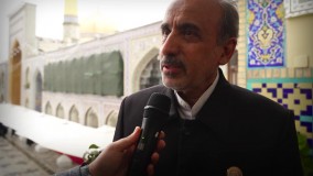 آیین بدرقه خدام اعزامی حرم مطهر رضوی به عتبات عالیات