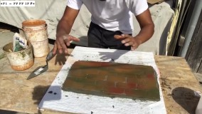 اجرای پانل دیواری-آموزش نصب دیوارپوش سه بعدی-چگونگی ساخت یک پانل سنگی