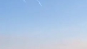 موشک باران روسیه در آسمان کی‌یف