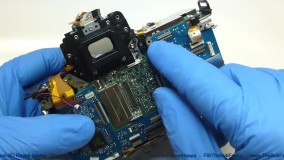 تعمیر دوربین عکاسی-تعمیر دوربین عکاسی حرفه ای-باز کردن بورد مدار