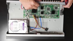 (قسمت1)DVR,NVRآموزش نصب دوربین مداربسته_نحوه تعمیر برد دستگاه