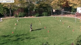 فوتبال کودکان - فوتبال بچه ها - اموزش فوتبال به کودکان (تمرینات سرعتی)