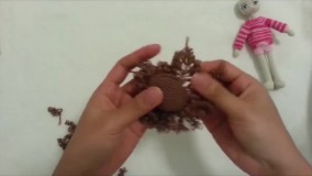 عروسک بافی-آموزش بافتنی-بافت عروسک با میل-آموزش قلاب بافی کلاه گیس