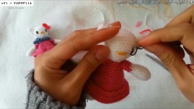 عروسک بافی-آموزش بافتنی-بافت عروسک با میل-آموزش قلاب دوزی بچه گربه
