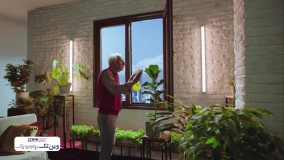 خانه ای گرم با پنجره بلوطی تیره وین تک