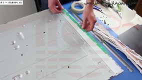 تعمیرات تلویزیون-تعمیر تلویزیون سامسونگ-نحوه تعویض نوار ال ای دی