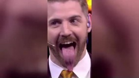 ویدیویی عجیب از مردی با دراز ترین زبان دنیا !