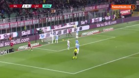 خلاصه‌ای از بازی میلان _ لاتزیو با یک برد جذاب