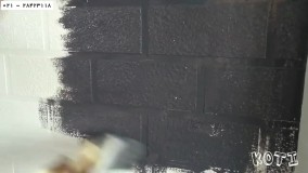 اجرای پانل دیواری- آموزش نصب دیوارپوش سه بعدی- نقاشی دیوار آجرترکیب رنگ