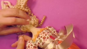 لباس عروسک تیلدا - عروسک تیلدا با الگو-آموزش عروسک تیلدا(پارت پنجم)