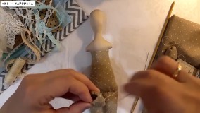 لباس عروسک تیلدا - عروسک تیلدا با الگو-عروسک تیلدا (پارت دوم)