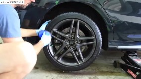 صفرشویی خودرو - آموزش شستشوی خودرو  -شستشو و براق کردن رینگ و لاستیک