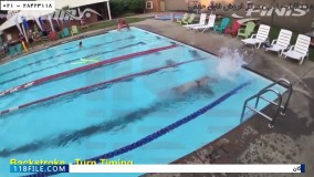 شنا- آموزش شنا برای مبتدیان-شنا به کودکان-زمان چرخش پشت بازو