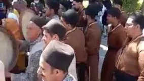 مراسم عروسی در کاخ موزه چهلستون اصفهان