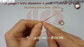 ساخت زیورآلات با مس-ساخت زیورآلات-ساخت انگشتر مسی با مهره های کوچک