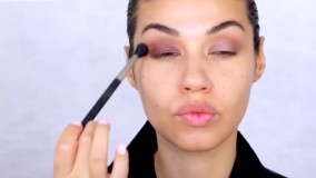 خودآرایی-آرایش صورت-گریم و میکاپ صورت-برنزه کردن چشم