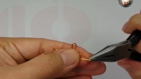 ساخت زیورآلات-زیورآلات زینتی-ساخت بدلیجات-ساخت گوشواره طرح بال فرشتگان با سیم مسی