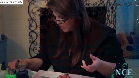 کاشت ناخن-طراحی و دیزاین ناخن-طراحی پری دریایی روی ناخن