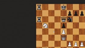 شطرنج-فیلم آموزش شطرنج حرفه ای-تاکتیک چنگال اسب