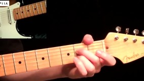 گیتار الکتریک-آموزش گیتار الکتریک مبتدی-آموزش پایه ی آکوردهای هفتم