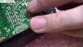 تعمیر دستگاه بازی-آموزش تعمیر کنسول بازی-تعویض خازن توربو گرافیک