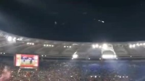 گذر کم‌یاب شهاب سنگ از بالای ورزشگاه المپیکو 2