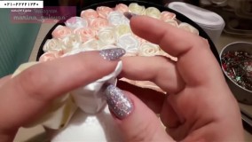 گل آرایی- فیلم آموزش گل آرایی- دسته گل عروس با رز مصنوعی