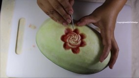 سفره آرایی-سفره آرایی-میوه آرایی جذاب با هندوانه