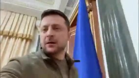 زلنسکی خبر خروجش از کی‌یف را تکذیب کرد