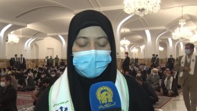 جشن تکلیف دانش‌آموزی مدارس تیزهوشان مشهد در حرم مطهر رضوی