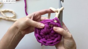 تریکوبافی پتوپادری- آموزش بافت پادری با نخ تریکو-آموزش بافت پادری مدل شماره 5