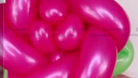 آموزش بادکنک آرایی گل