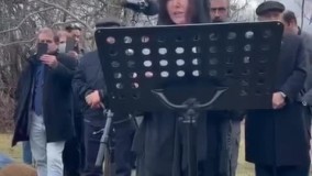 پیکر رضا براهنی به خاک سپرده شد 2