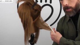 کردن مو-صاف کردن مو-ریباندینگ-روش کراتینه مو-آموزش اتو کشی مو