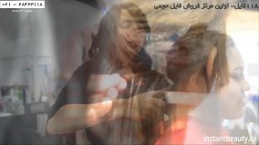 اکستنشن مو-آموزش اکستنشن مو با گیره-(نصب اکستنشن مو به روش گرم و سرد)