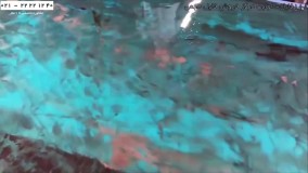 نصب دیوارپوش اپوکسی-آموزش نحوه اجرای اپوکسی-کفپوش اپوکسی آبی روشن و برجسته متالیک