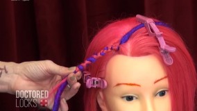 اکستنشن مو-اکستنشن مو طبیعی-نصب اکستنشن مو بافت آفریقایی