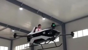 وسیله‌ای عجیب برای فرار از ترافیک کشنده