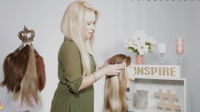 اکستنشن مو-اکستنشن مو طبیعی-نصب اکستنشن مو